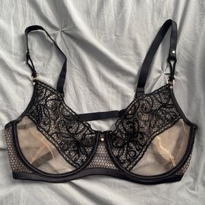 Honey Birdette Eden Black Bra 34G